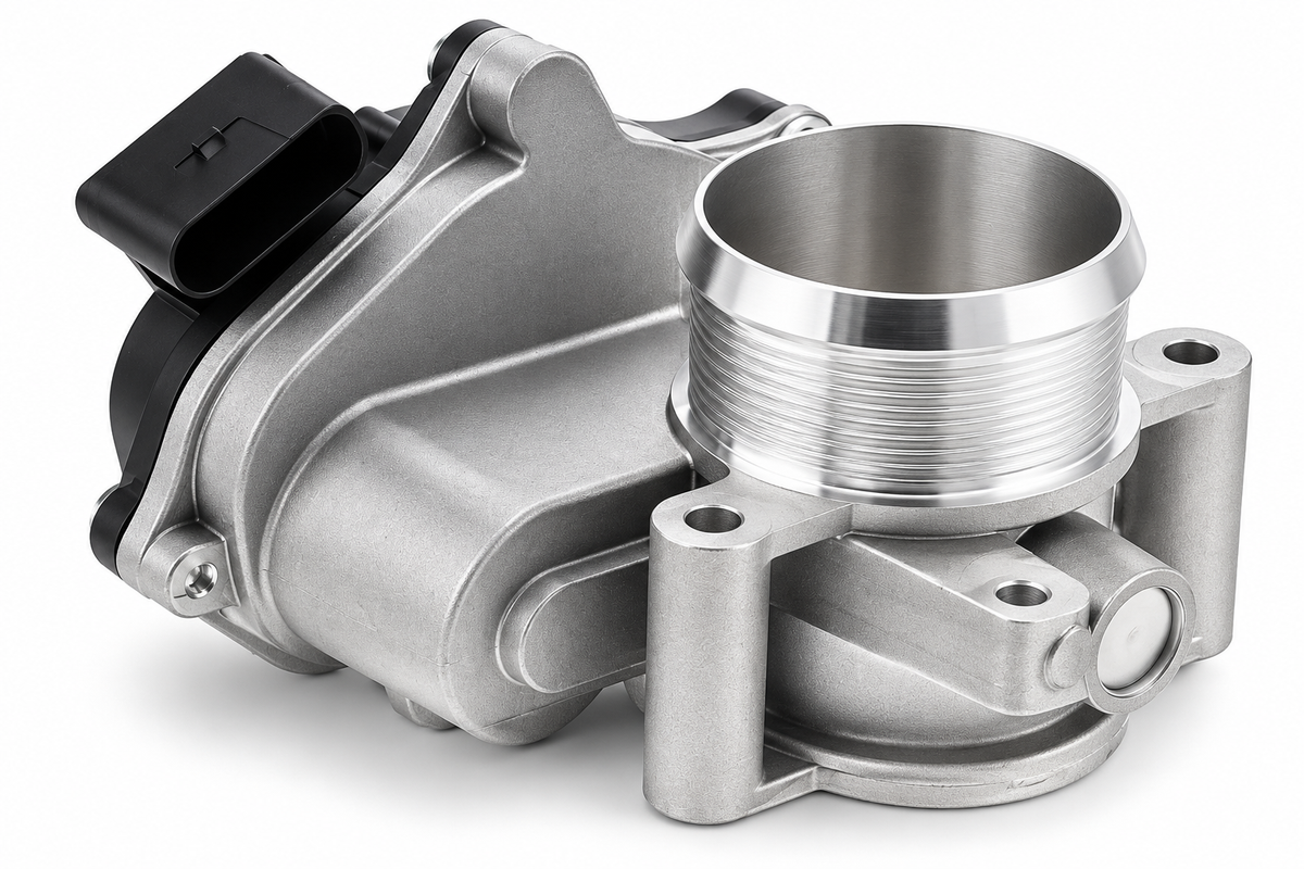 Genuine Volkswagen Throttle Body with Gasket 03L128063AD