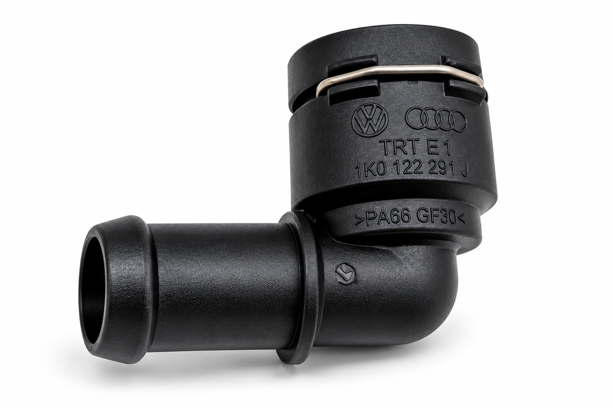 Genuine Volkswagen Coolant Hose Coupling 1K0122291J