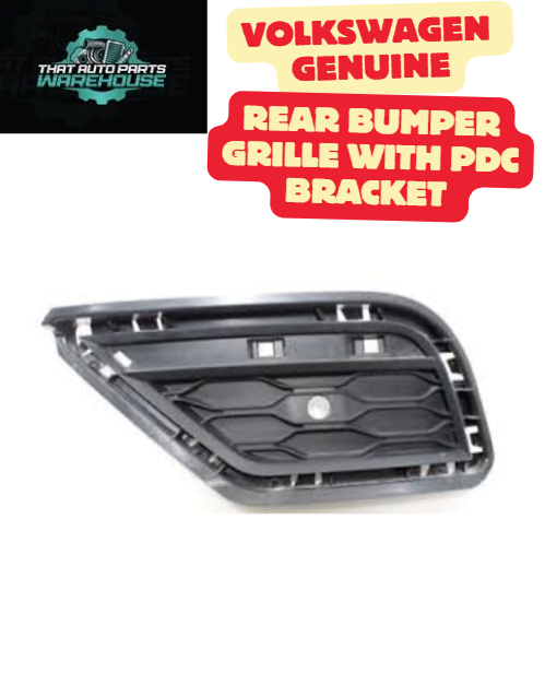 Genuine VW RH Rear Bumper Grille with PDC Bracket 2GA807012A9B9 – T-Roc