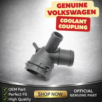Genuine Volkswagen Coolant Coupling P# 2Q0122291P
