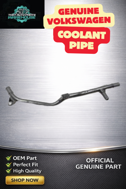 Genuine Volkswagen Coolant Pipe P# 04C121070B