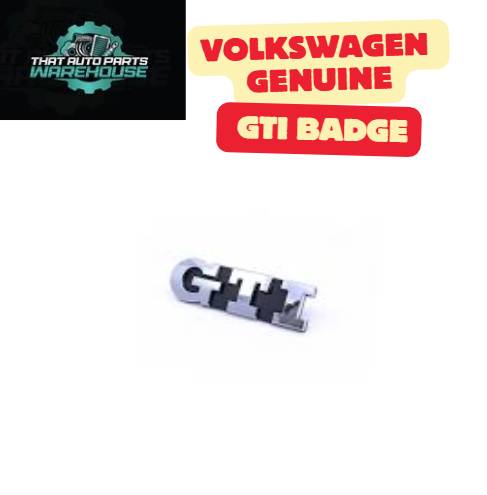 Genuine Volkswagen Front Grille GTI Badge P# 5G0853679QIDJ – Golf 2.0L TSI