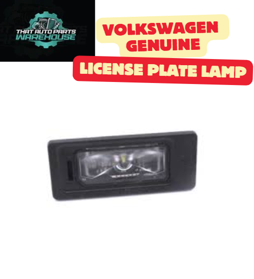 Genuine Volkswagen Rear License Plate Lamp P# 5NA943021 – T6 Transporter (2015–2019)
