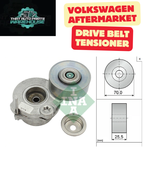 INA Drive Belt Tensioner P# 534067210 – Suits VW 059903133R