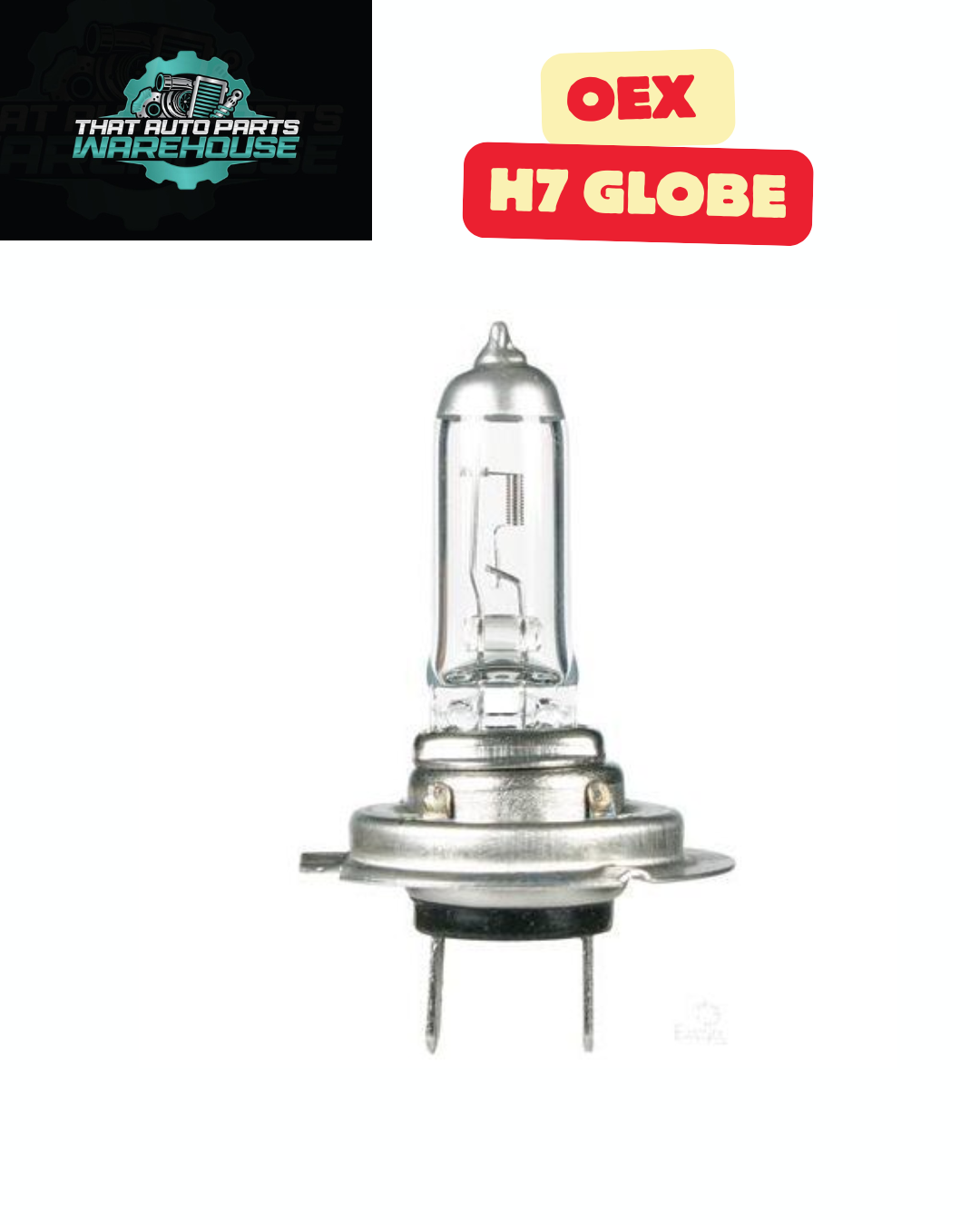 OEX H7 Globe 12V 55W Long Life - Single (GLX16075)