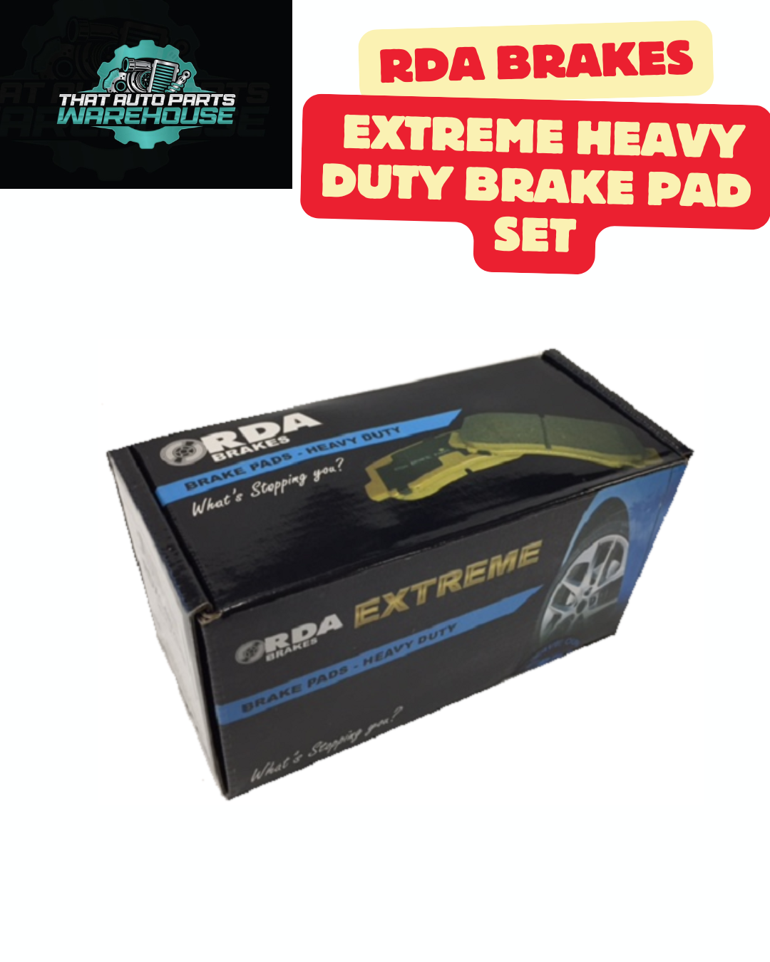 RDA RDX2195SM Extreme Brake Pads – VW Heavy Duty 17-Inch