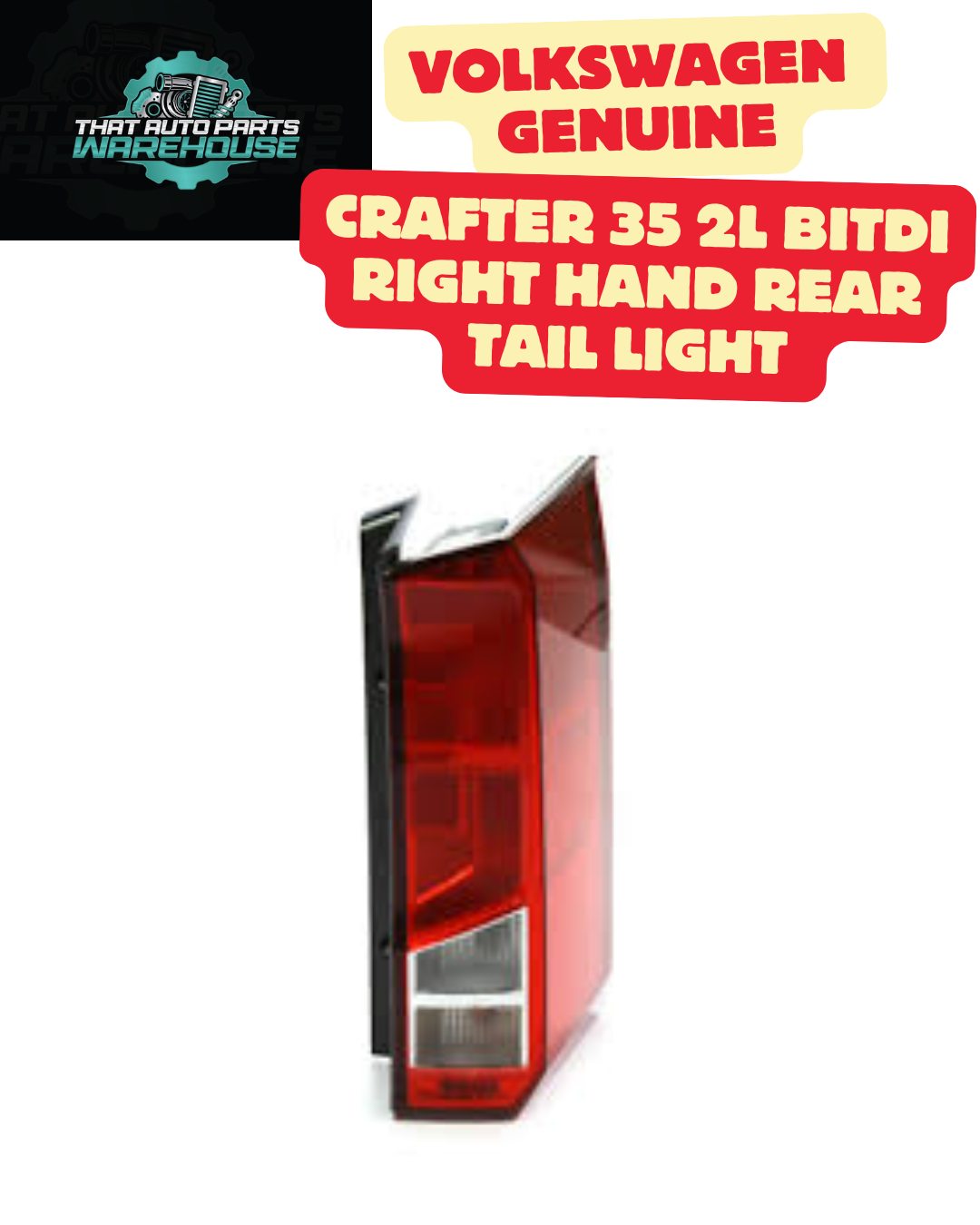 Volkswagen Crafter 2017–2022 Right Taillight – 7C0945096J