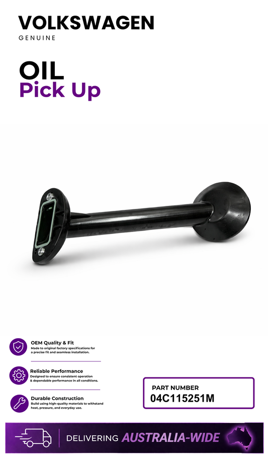 Genuine Volkswagen Oil Pick Up P# 04C115251M