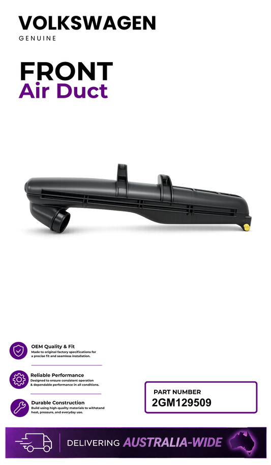 Genuine Volkswagen Front Air Duct P# 2GM129509 – OEM Intake Air Guide