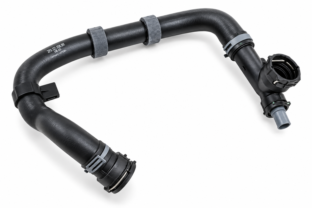 Genuine Volkswagen Coolant Hose with Coupling 5Q0122051EG