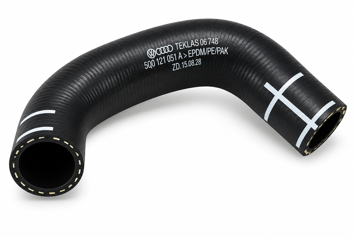 Genuine Volkswagen Coolant Hose 5N0121051A