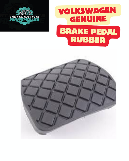 Genuine VW Brake Pedal Rubber – Standard Black (P# 6Q0723173A01C)