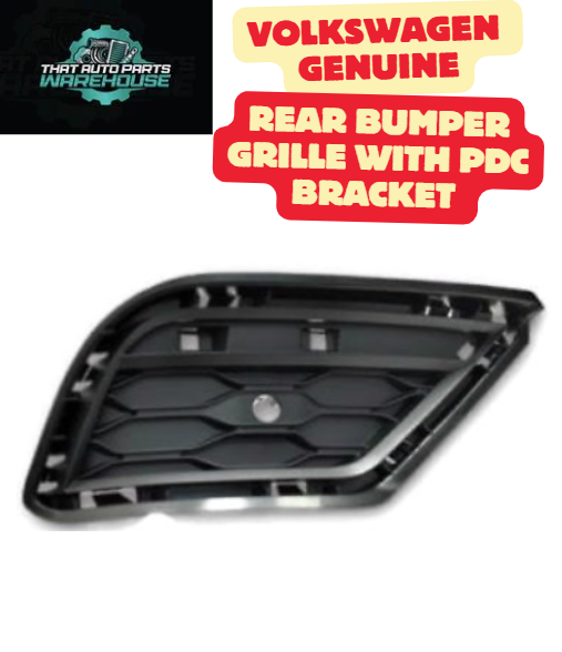 Genuine VW LH Rear Bumper Grille with PDC Bracket 2GA807011A9B9 – T-Roc