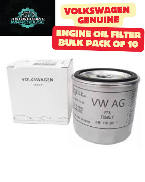 Genuine VW Oil Filter Bulk Pack (10x) P# 04E115561T – Superseded by 04E115561AC