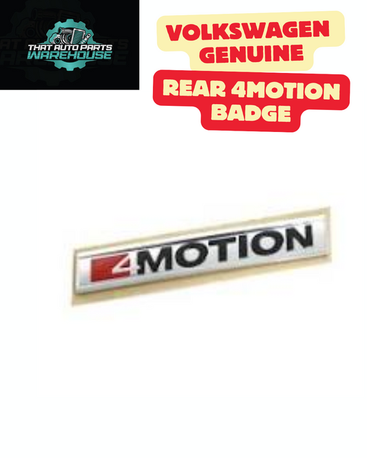 Genuine VW Rear 4MOTION Badge – Amarok Tailgate (P# 7E0853675MMGM)