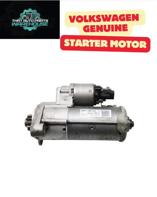 Genuine VW Starter Motor P# 059911024S – Suits 3.0 V6 TDI
