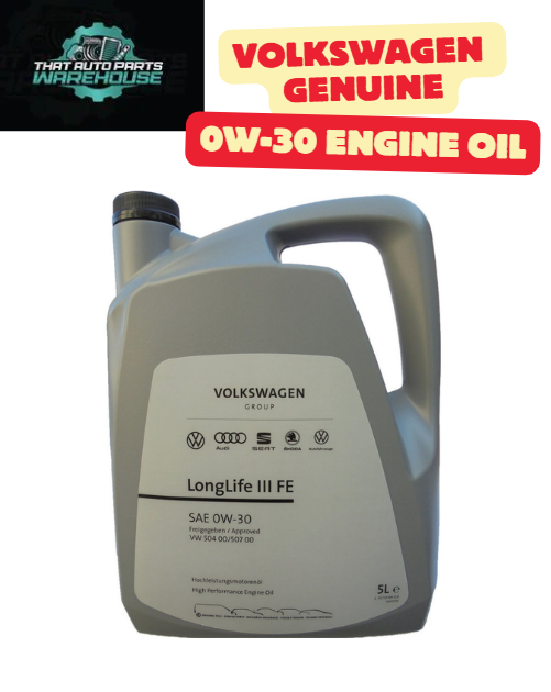 Genuine Volkswagen 0W30 Engine Oil 5 Litre P# GS55545M4ASA