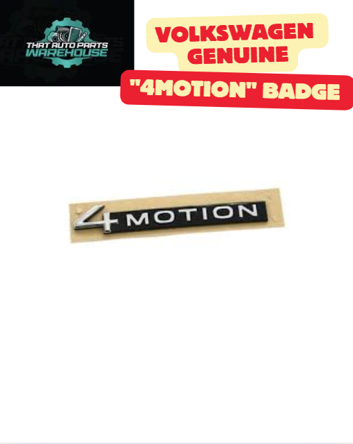 Genuine Volkswagen "4MOTION" Badge 2GA853675HDPJ