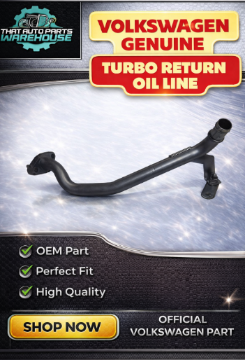 Genuine Volkswagen Amarok Turbo Return Oil Line P# 03L145735G