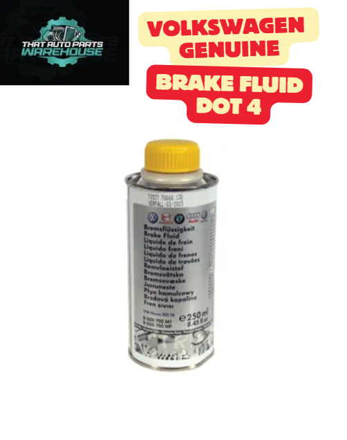 Genuine Volkswagen Brake Fluid (DOT 4) 0.25 L P# B000750M1