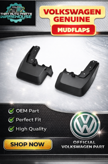 Genuine Volkswagen Caddy Front Mud Flaps P# 2K7075111