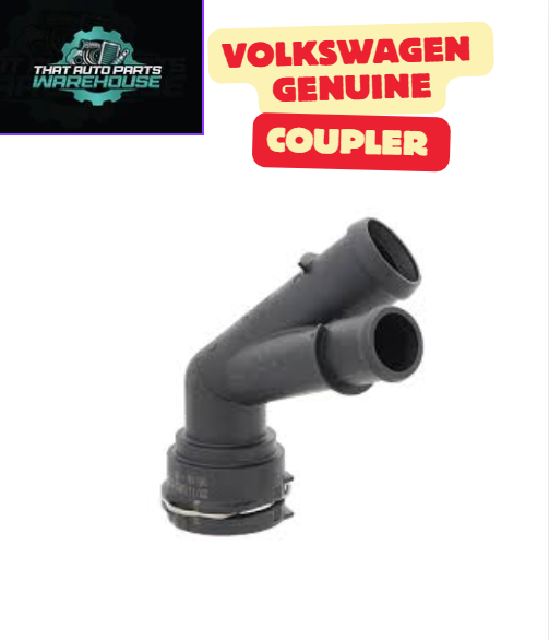 Genuine Volkswagen Coolant Coupling P# 5Q0122291DA – Golf 2.0L Petrol Turbo