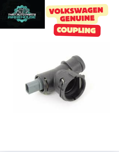 Genuine Volkswagen Coolant Coupling P# 5Q0122291T – Golf 2.0L Petrol Turbo