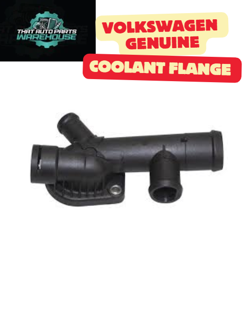 Genuine Volkswagen Coolant Flange with Temp Sensor P# 03L121131K – Suits 2.0L TDI CR