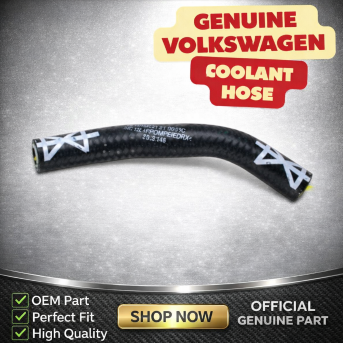 Genuine Volkswagen Coolant Hose P# 04C122447S