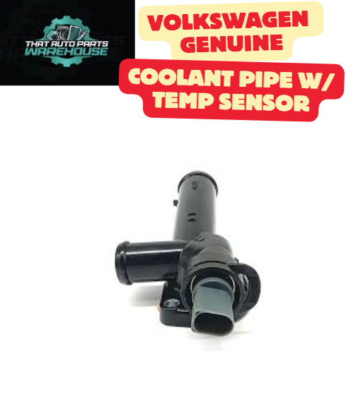 Genuine Volkswagen Coolant Pipe w/ Temp Sensor P# 03L121131M – Amarok 2.0L TDI