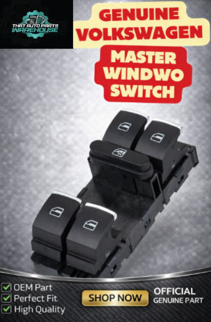 Genuine Volkswagen Drivers Master Window Switch P# 5K4959857AXSH - Amarok