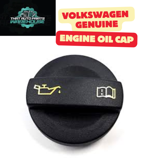Genuine Volkswagen Engine Oil Cap on Rocker Cover P# 04E103485B – Golf 1.4L TSI