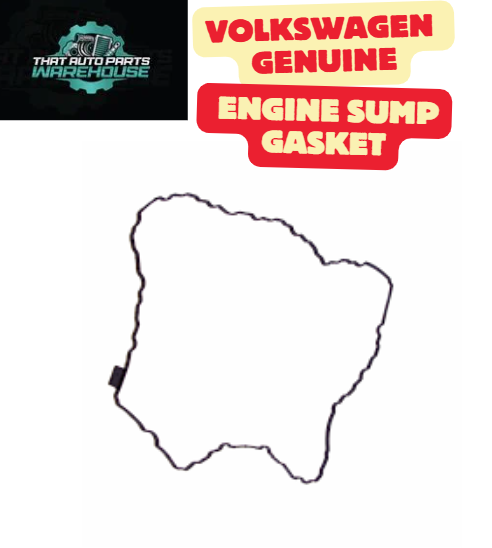 Genuine Volkswagen Engine Sump Gasket P# 06K103649J – Golf 2.0L / Polo 1.5
