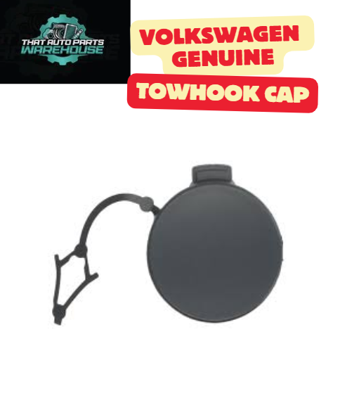 Genuine Volkswagen Front Bar Towhook Cap Primed P# 5G0807241DGRU – Golf 1.4L TSI