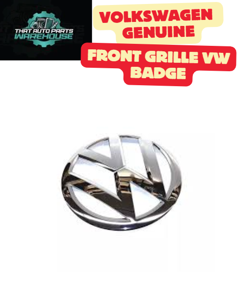 Genuine Volkswagen Front Grille VW Badge P# 5G08536012ZZ – Golf 2.0L TSI