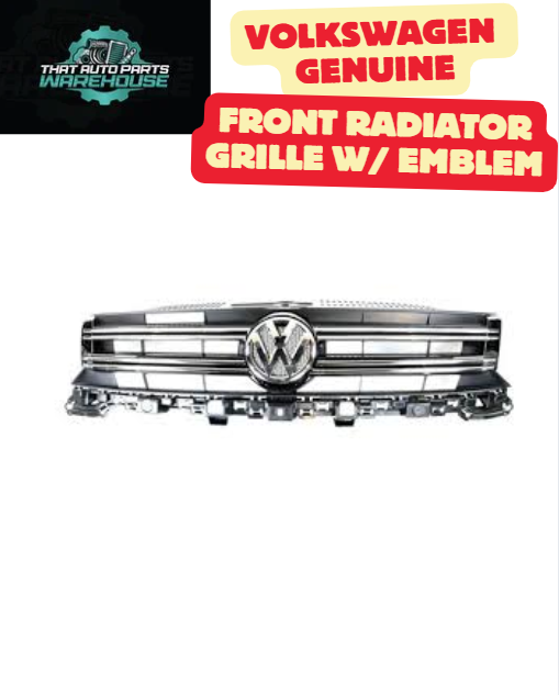 Genuine Volkswagen Front Radiator Grille w/ Emblem P# 5N0853651J9B9 – Suits Tiguan 5N 2012–2016