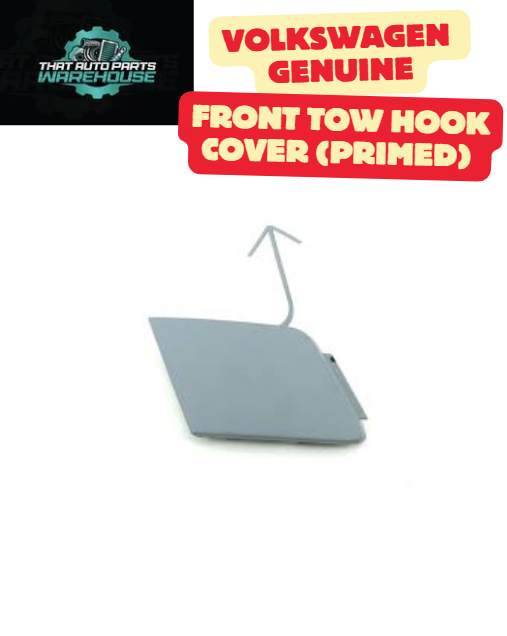 Genuine Volkswagen Front Tow Hook Cover (Primed) P# 5N0807241BGRU – Suits Tiguan 5N 2011–2016