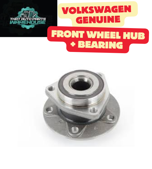 Genuine Volkswagen Front Wheel Hub + Bearing P# 5WA407621D – Golf 2.0L TSI