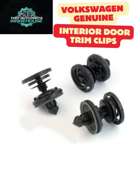 Genuine Volkswagen Interior Door Trim Clips (Pack of 10) P# 7L6868243
