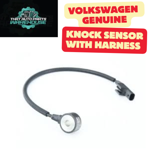 Genuine Volkswagen Knock Sensor with Harness P# 06K905377E – Golf 2.0L TSI