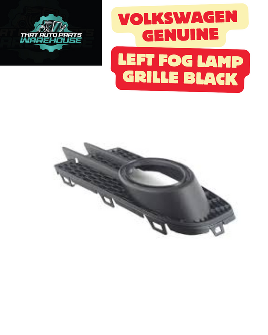 Genuine Volkswagen Left Fog Lamp Grille Black P# 5N0853665H9B9 – Suits Tiguan 5N 2012–2016 (RHD)