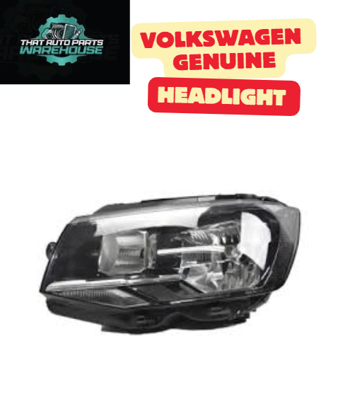 Genuine Volkswagen Left Front Headlight P# 7E2941015AD – T6 Transporter (2015–2019)