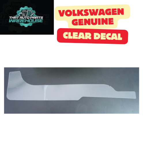 Genuine Volkswagen Left Hand B Pillar Clear Decal P# 7H0853411B – T6 Transporter (2015–2019)