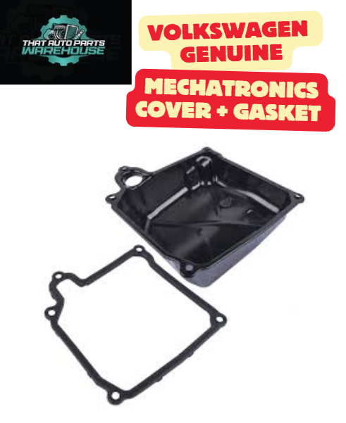 Genuine Volkswagen Mechatronics Cover + Gasket P# 02E325201D – Golf 2.0L TSI