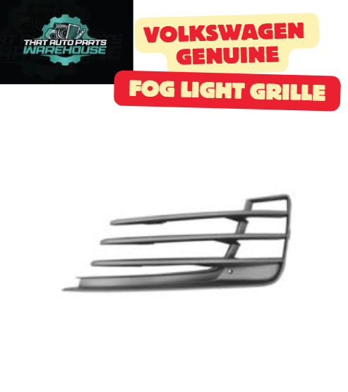 Genuine Volkswagen NS Front Bumper Fog Light Grille P# 5G0853665E9B9 – Golf 2.0L TSI