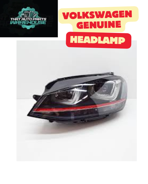 Genuine Volkswagen NS Headlamp P# 5G2941753A – Golf 2.0L TSI