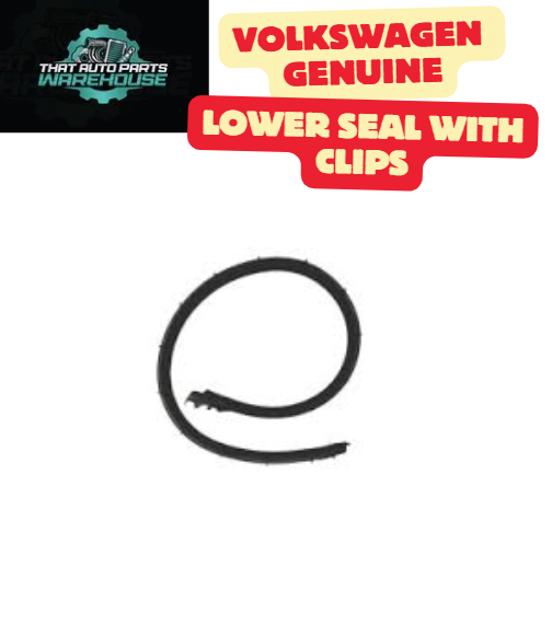 Genuine Volkswagen NSR Door Lower Seal with Clips P# 5G6839699D – Golf 2.0L TSI