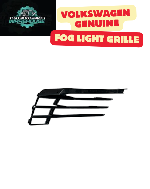 Genuine Volkswagen OS Front Bumper Fog Light Grille P# 5G0853666E9B9 – Golf 2.0L TSI