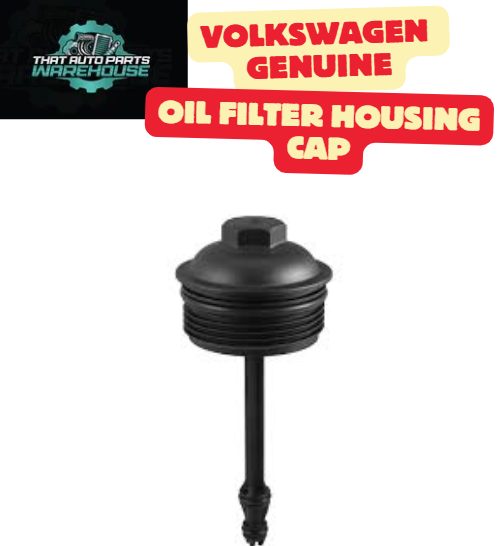Genuine Volkswagen Oil Filter Housing Cap P# 03L115433C – 2.0L TDI CR