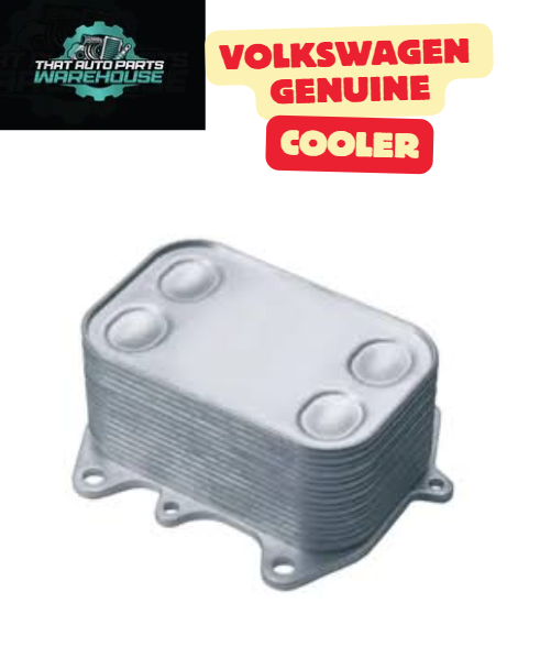 Genuine Volkswagen Oil Filter Housing Cooler P# 03L117021C – 2.0L TDI CR